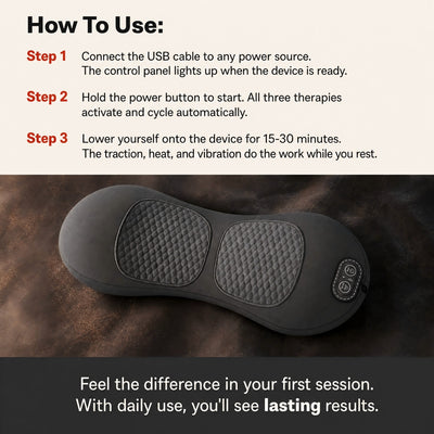 SpineRelease™ Triple Action Massager