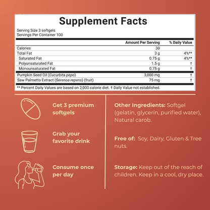 Pumpkin Seed Oil Softgels